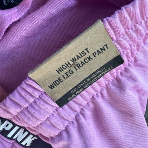 Victoria's Secret PINK High Waist wider Leg Track Pants - Picture 5 of 14